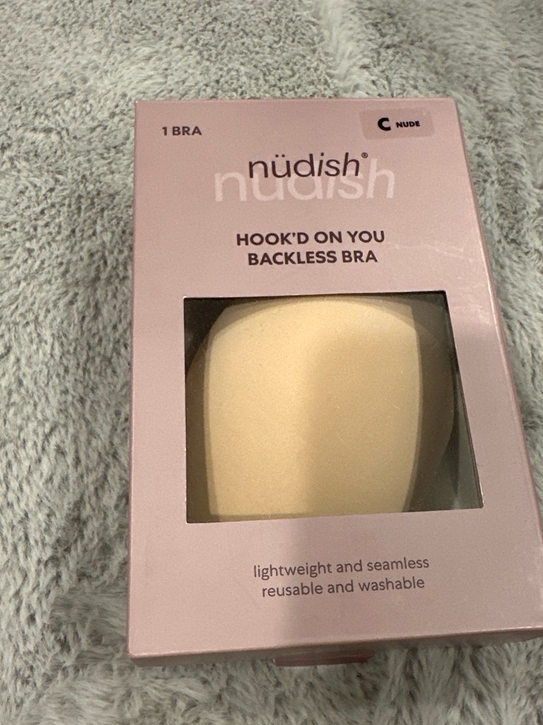 Nudish Hook'd On You Backless Bra - Nude